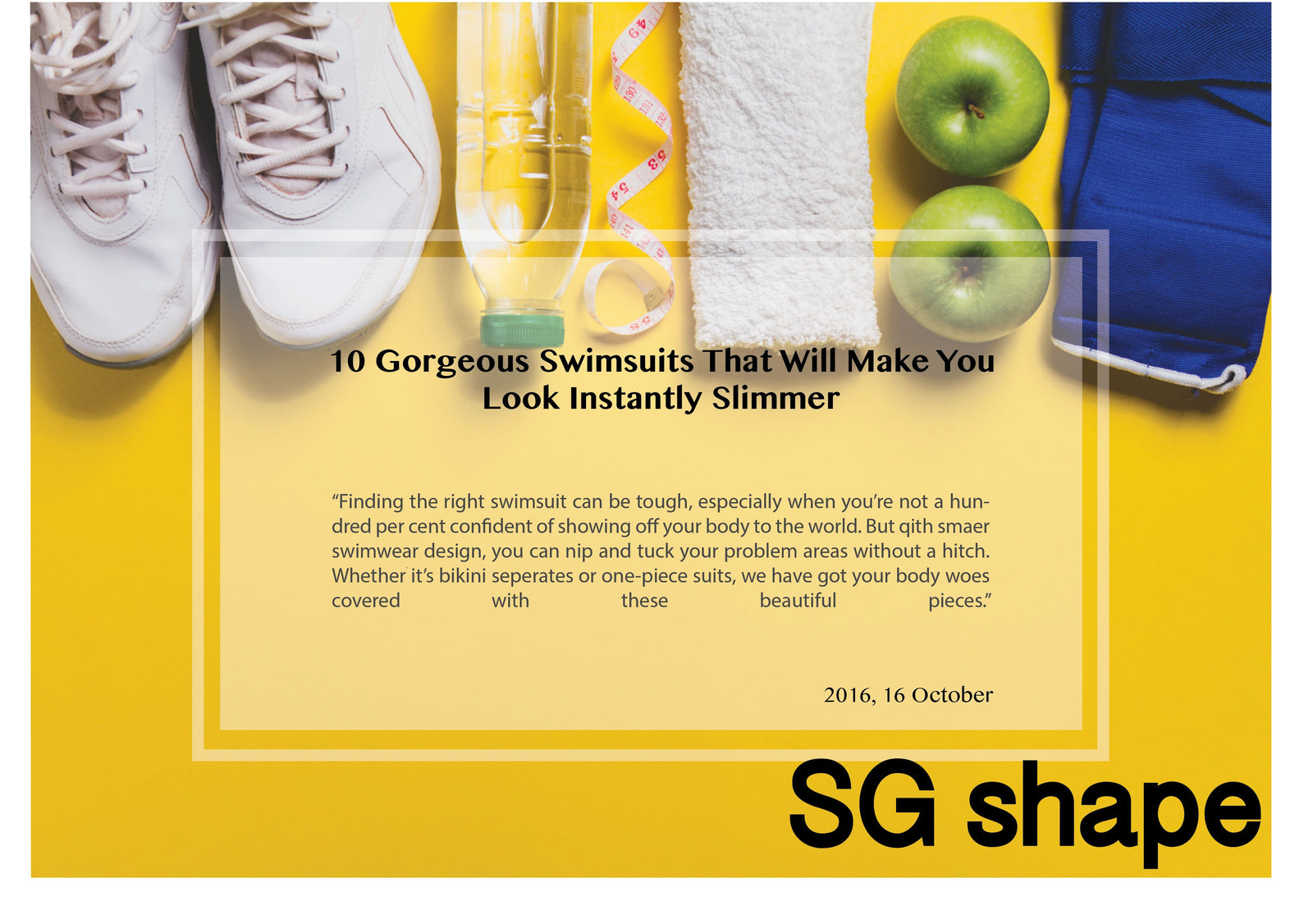 SHAPE Singapore, 2016, October