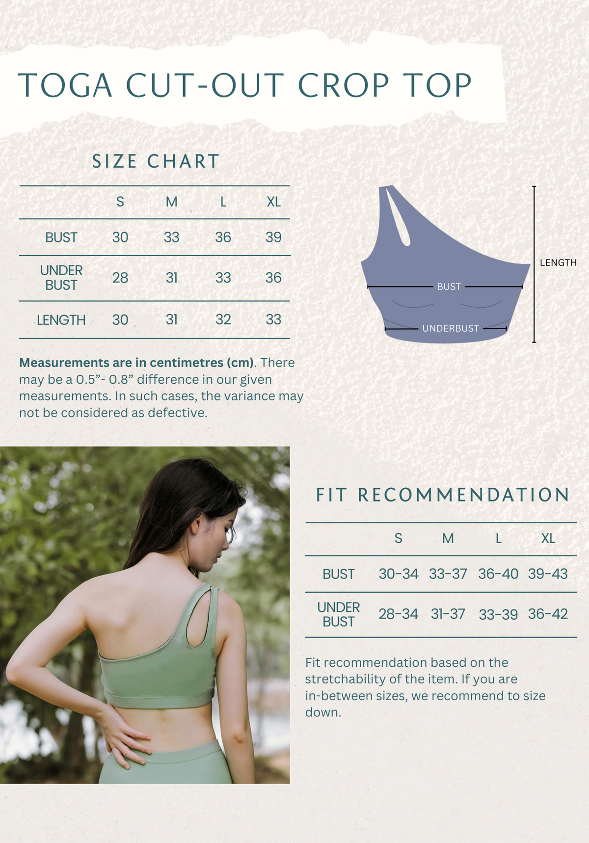 Toga Cut-Out Crop Top