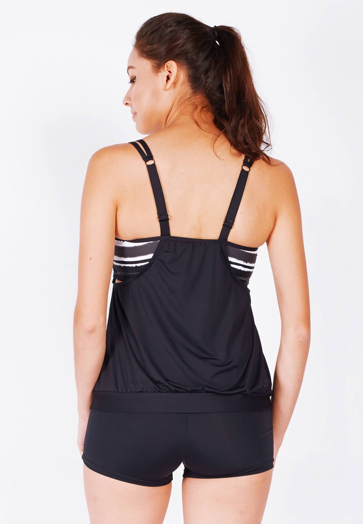 2-in-1 Blouson Tankini Top V2 (Athleiswim™) (XS Only)