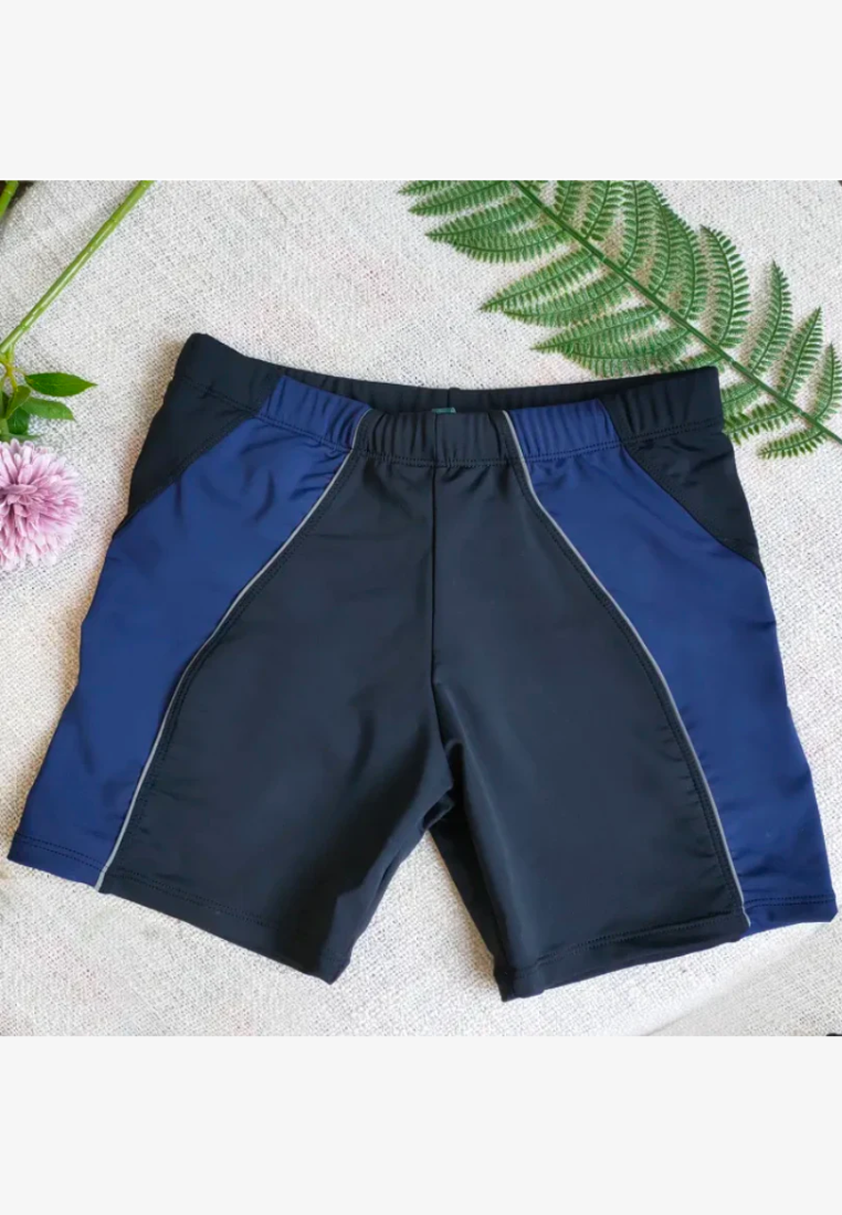 Classic Quick-Dry Mid-Length Swim Shorts (Curve Colourblock) | Size S Only