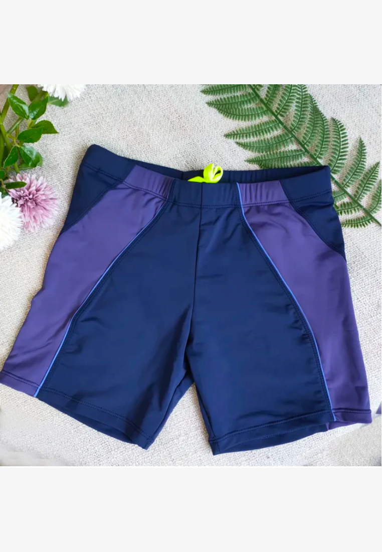 Classic Quick-Dry Mid-Length Swim Shorts (Curve Colourblock) | Size S Only