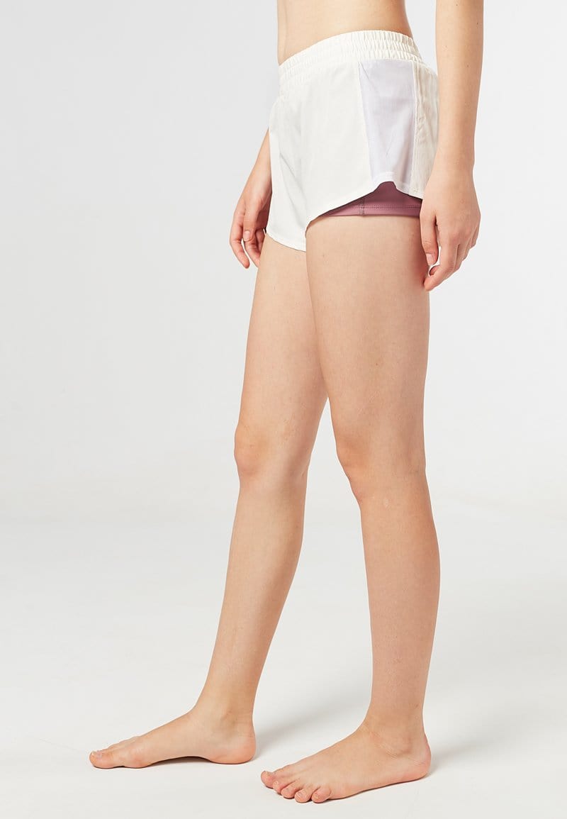 Buy FUNFIT Overlay Side Lace Shorts (Black) Online