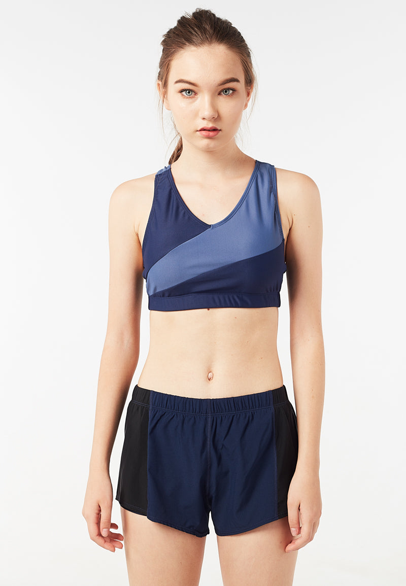 Colourblock Crop Top