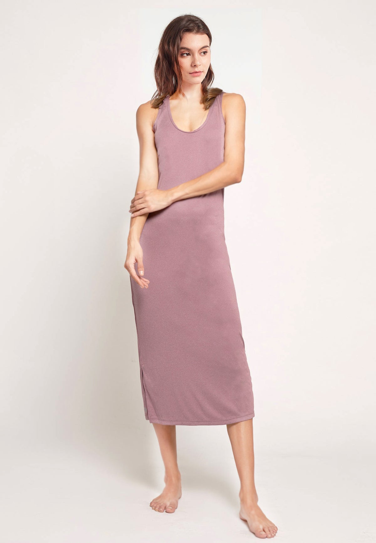 基本款交叉剪裁上衣(栗色) | S - XL