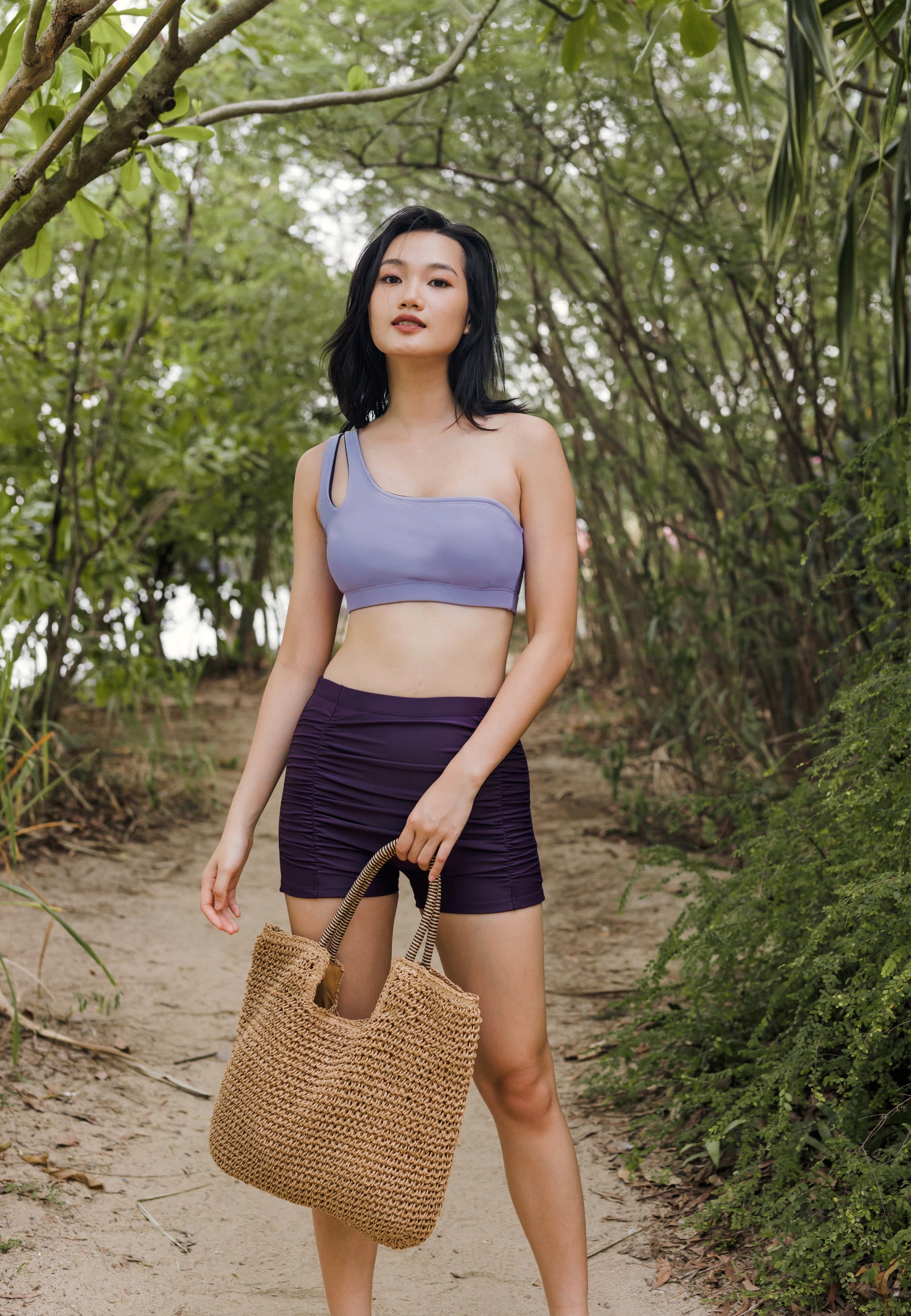 Toga Cut-Out Crop Top