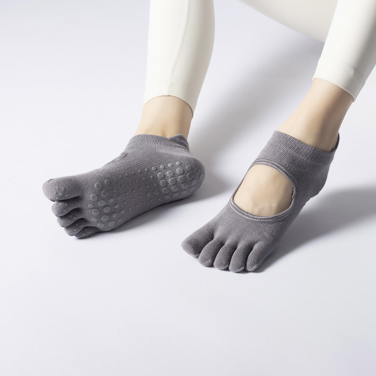 Cut-Out Grip Socks (4 Colours)