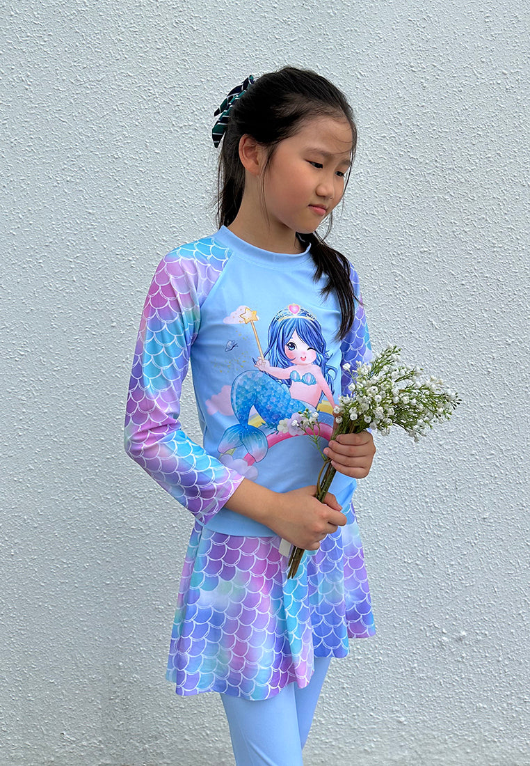 Long sleeve store mermaid swimsuit