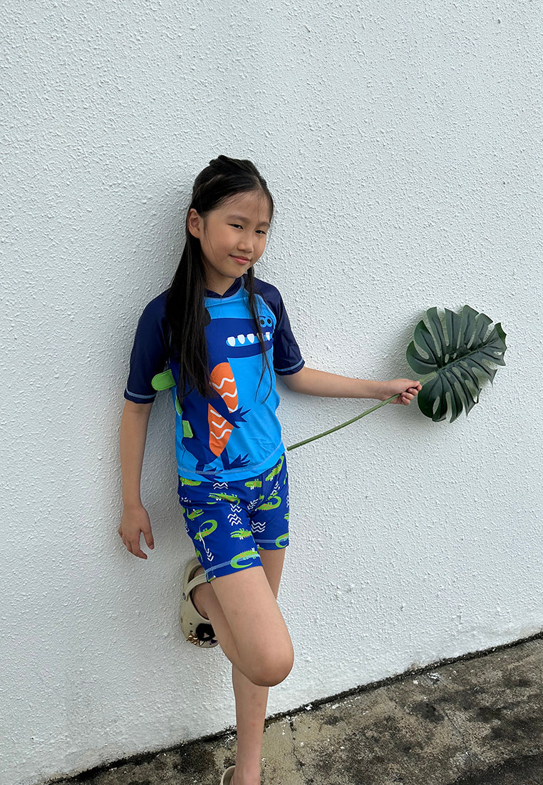 Junior | Alligator Swim Set (Free Swim Cap)