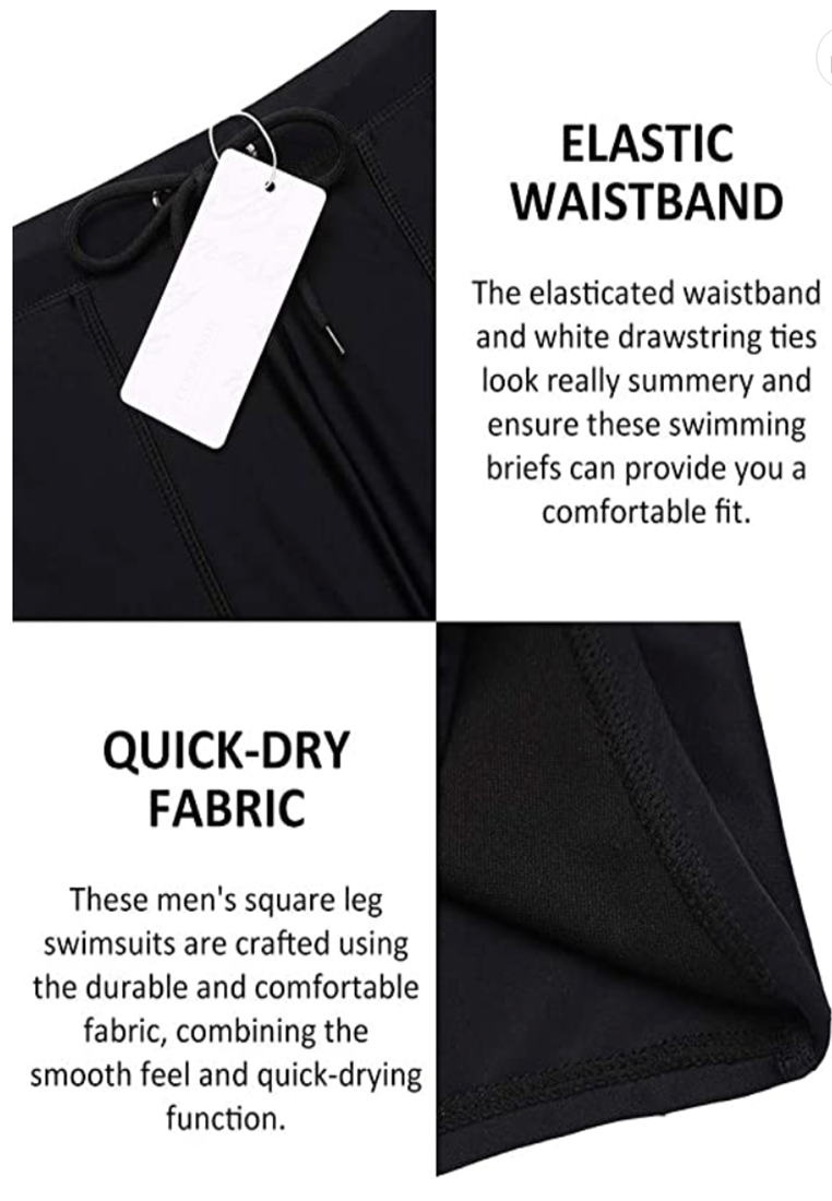 Quick-Dry Swim Shorts (Colourblock)