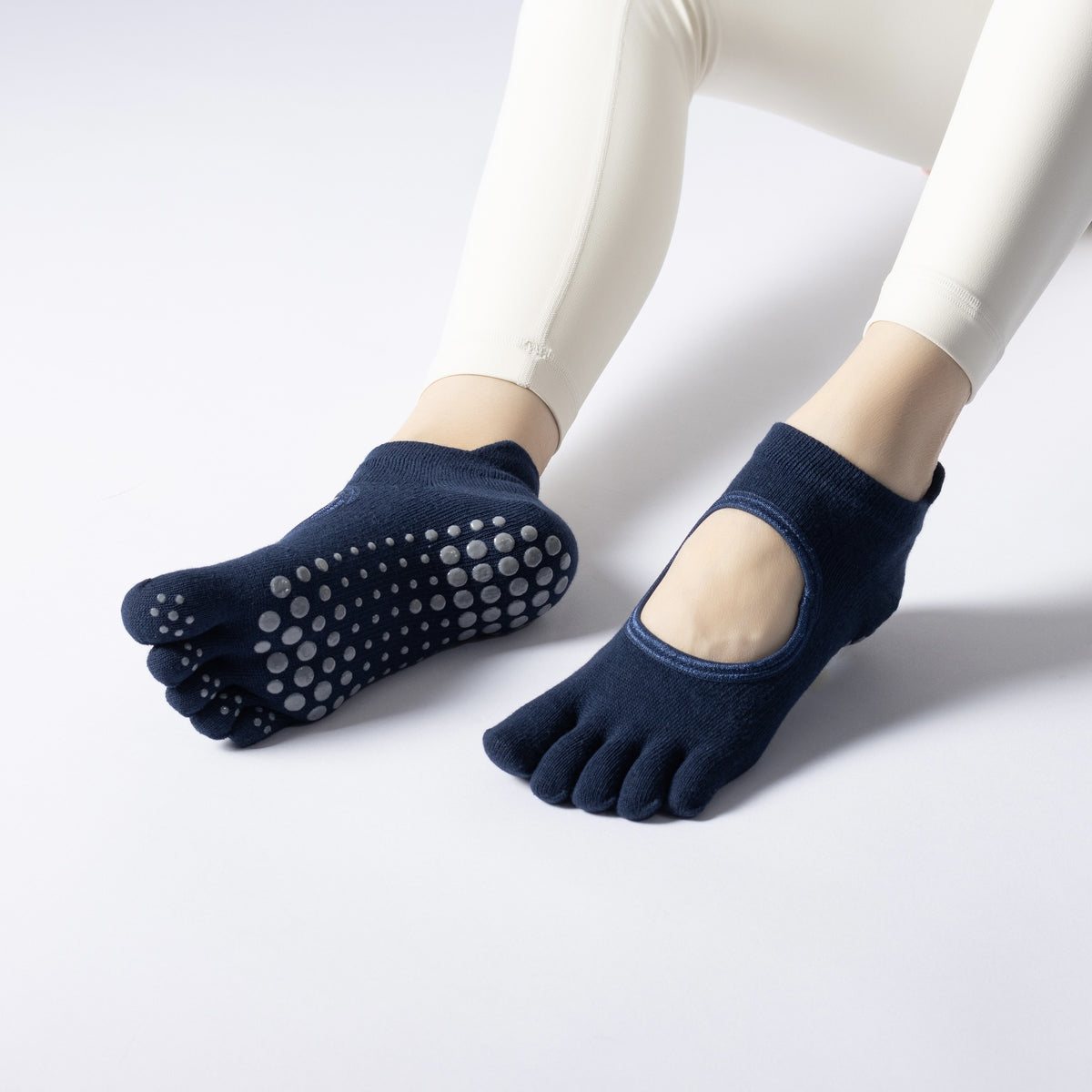 Cut-Out Grip Socks (4 Colours)