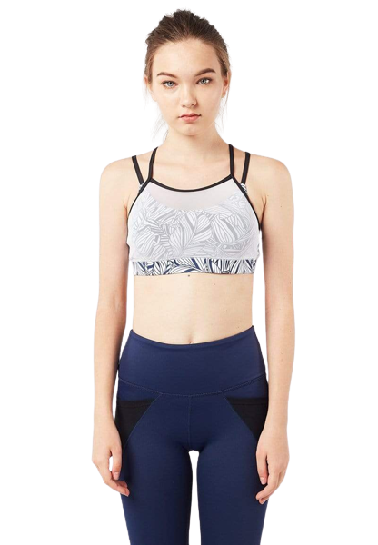 网布运动文胸(自由印花)| S – 3XL