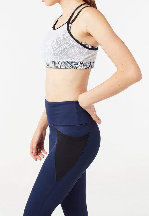 网布运动文胸(自由印花)| S – 3XL