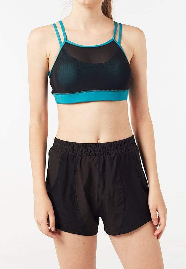 网布运动文胸(自由印花)| S – 3XL