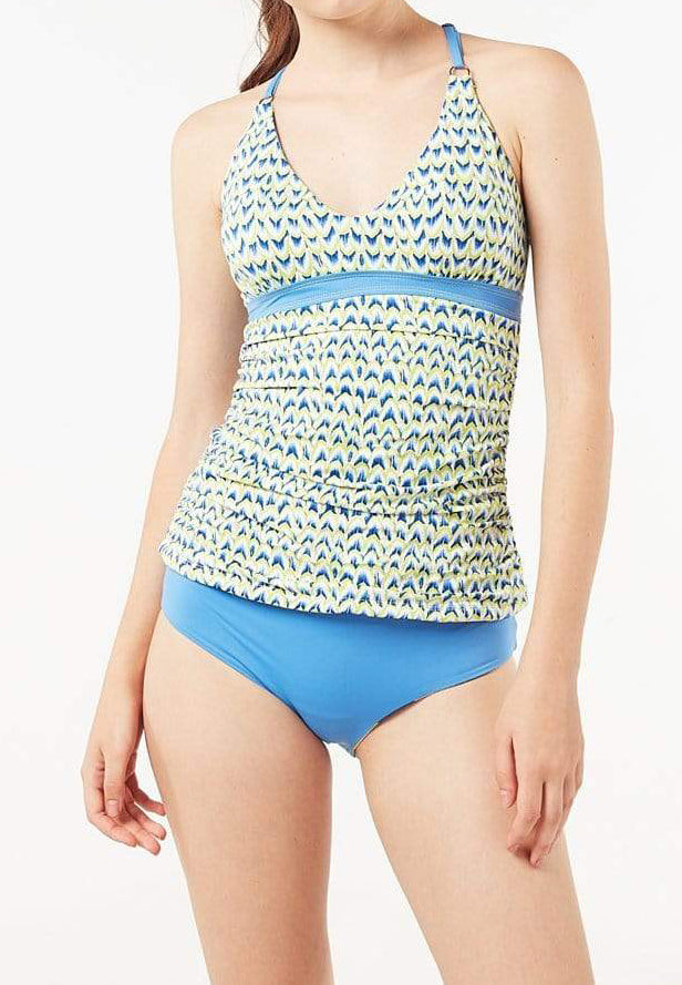 Back Lattice Tankini Top