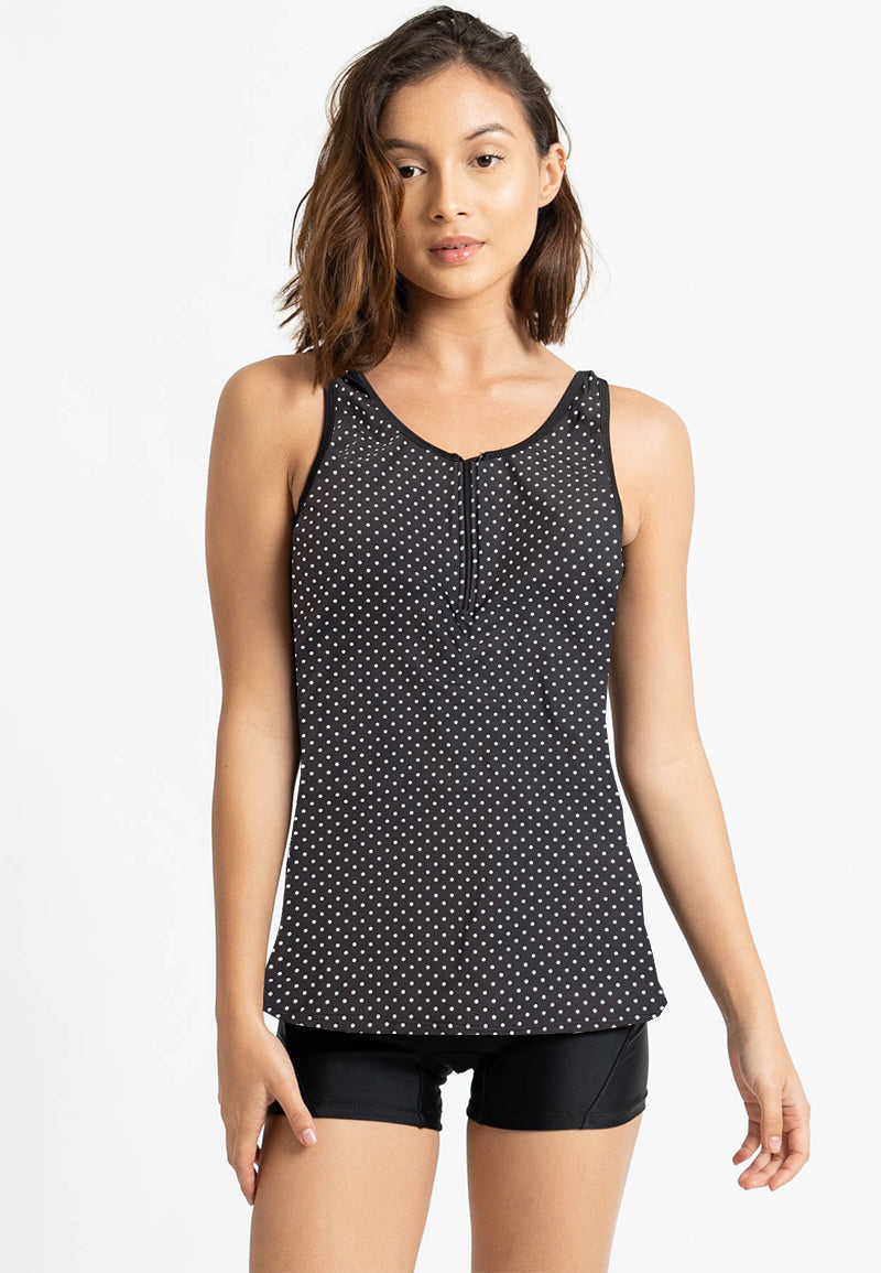 UPF30 + 防晒一件式泳衣 摩洛哥印花（S - XL）