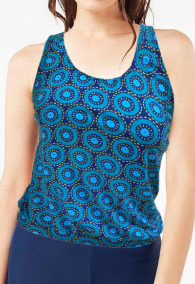 Athleiswim Tankini Top (Dandelions) | S Only