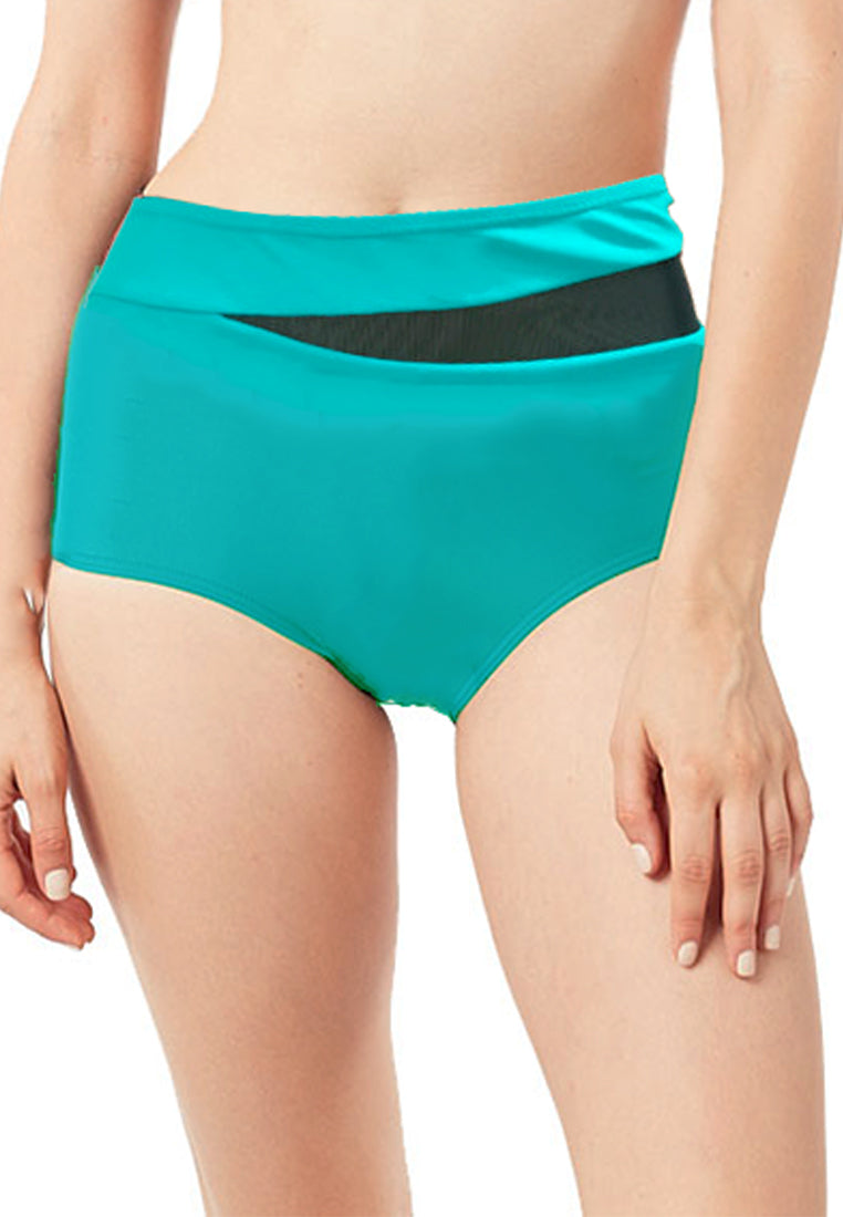 Side Mesh Swim Bottom