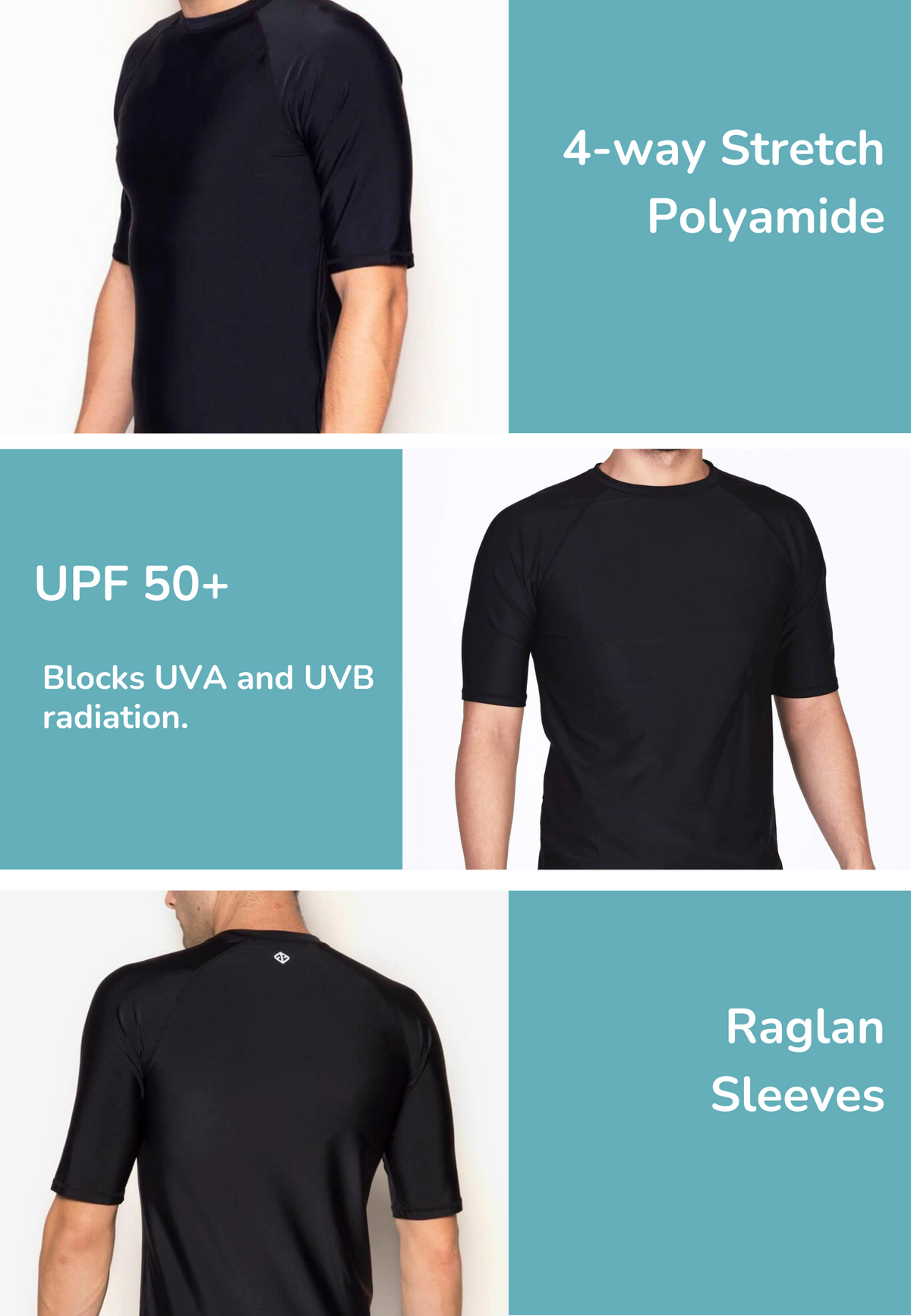 Men&#39;s Short Sleeve Rash Top