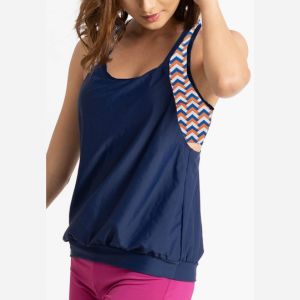 覆盖式宽松比基尼上衣 | Athleiswim™ | S - L