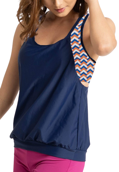 覆盖式宽松比基尼上衣 | Athleiswim™ | S - L