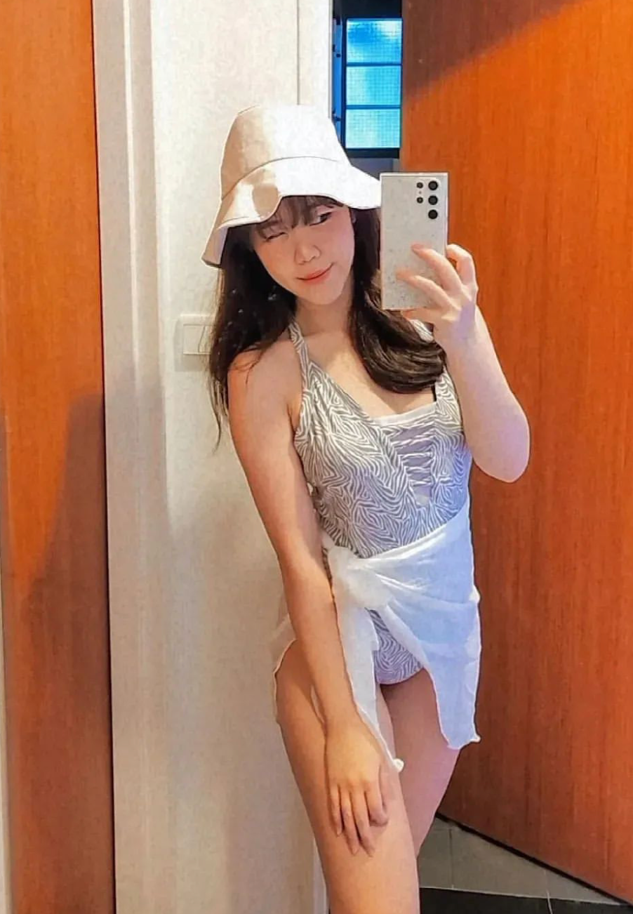 格子一件式泳衣（发光）| S - XL