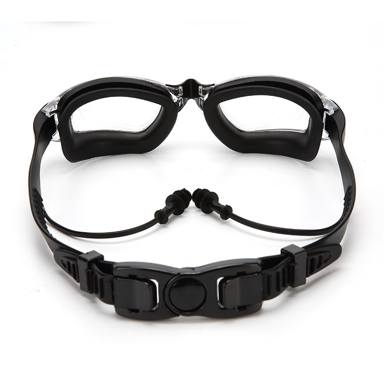 Anti Fog Swim Goggles Black Silver Clear FUNFIT Shop