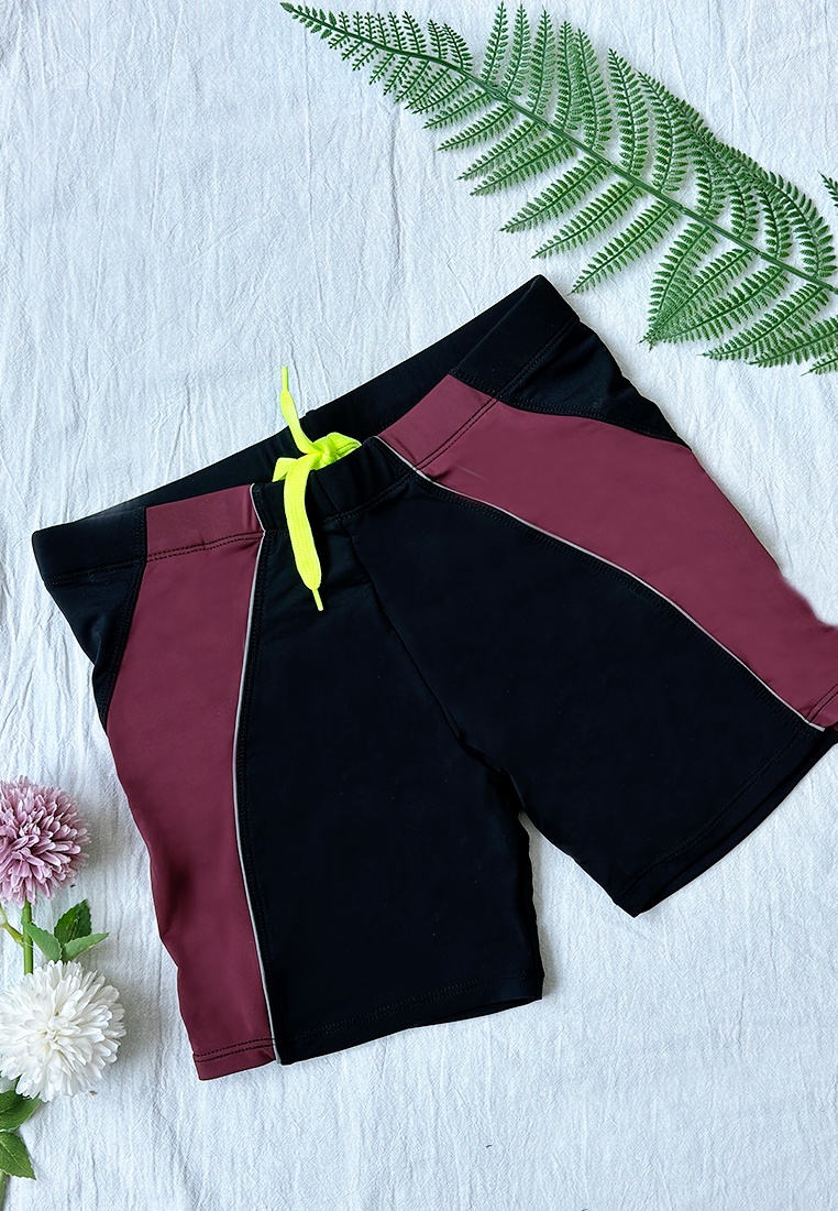 Classic Quick-Dry Mid-Length Swim Shorts (Curve Colourblock) | Size S Only
