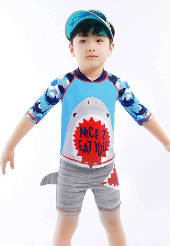 Junior | Baby Shark Swim Set (Free Swim Cap)