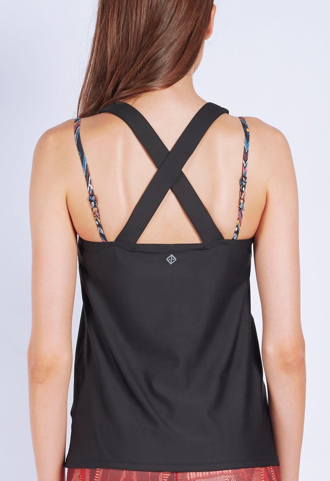 FUNFIT Excel Cross-back Tank Top (Black) | XS - 2XL