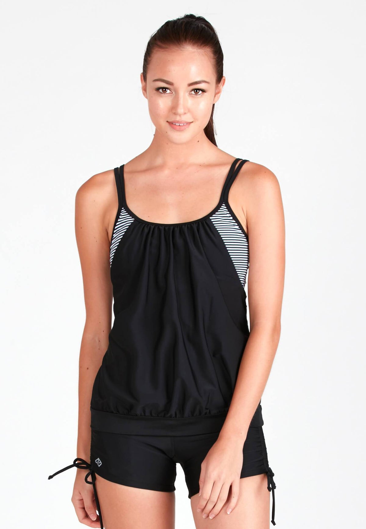 2-in-1 Blouson Tankini Top V2 (Athleiswim™) (XS Only)