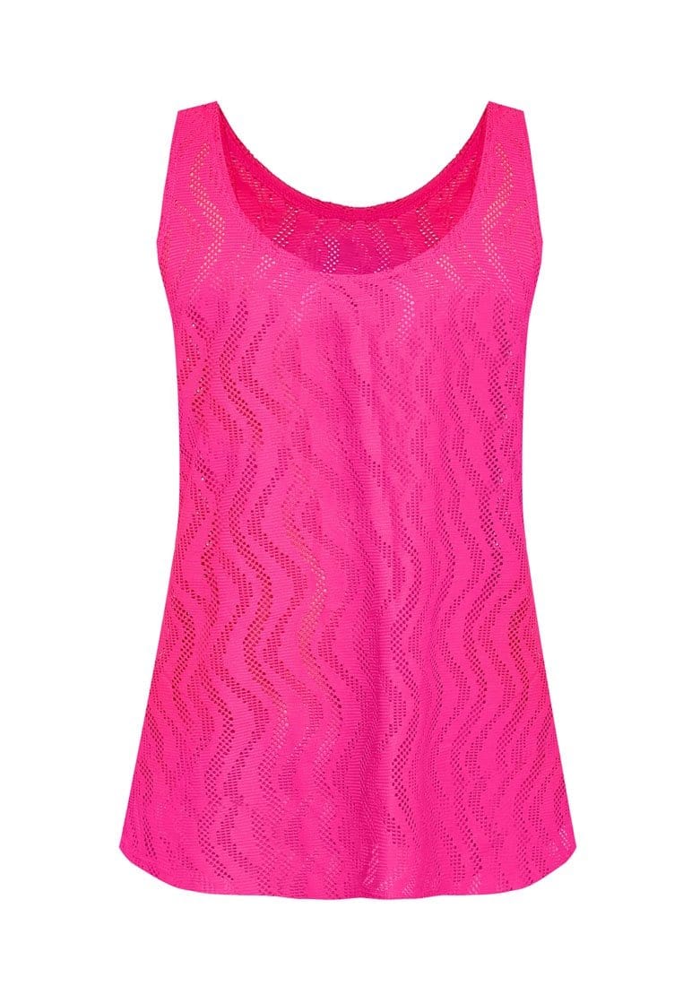 FUNFIT Openwork Tank Top (Pink) | S - 2XL