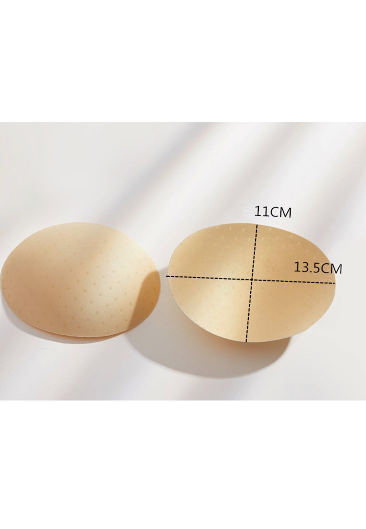 Oval Bra Paddings (Beige)