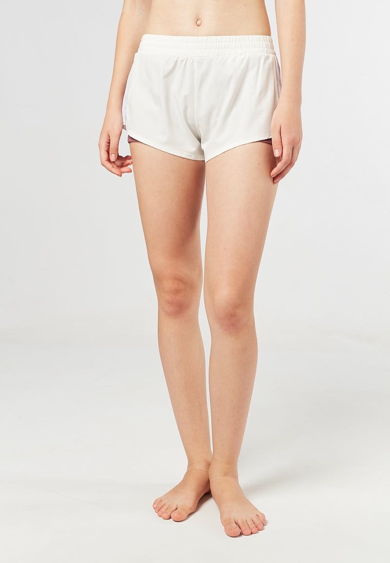 FUNFIT Overlay Side Mesh Shorts (White) | S - 3XL