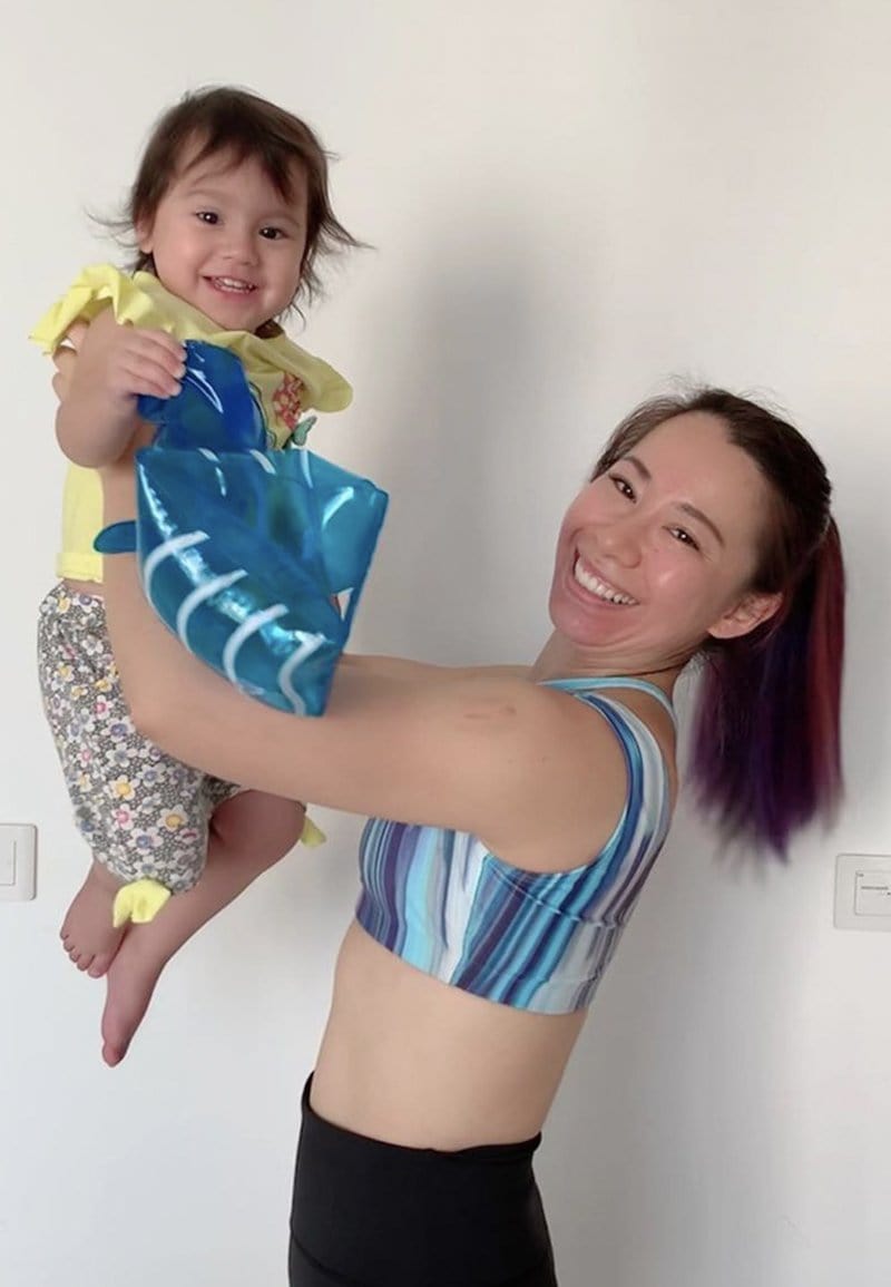 FUNFIT Crossback Mesh Sports Bra (Iridescence) | XS - 2XL