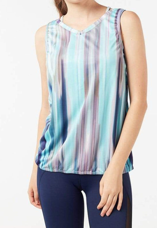 蝙蝠十字背背心（石楠蓝）｜XS - 2XL