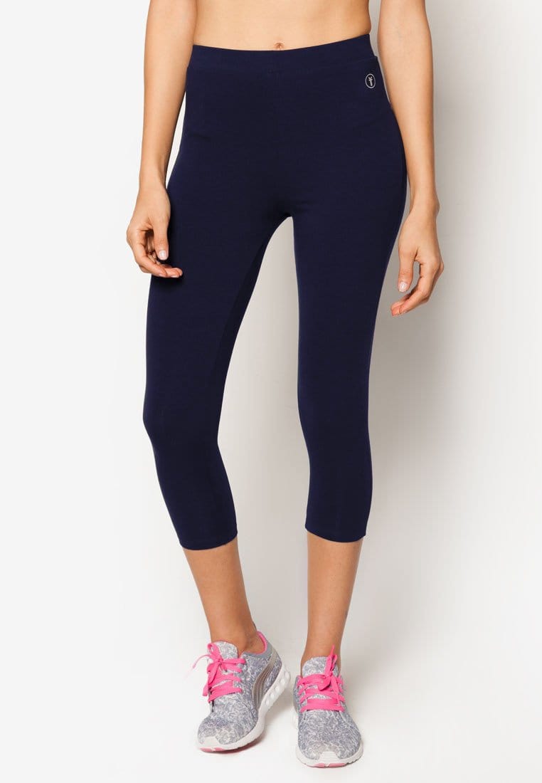 Buy Fitwear USA Women's Capri Legging (Large, Dazzling Blue) Online at  desertcartSeychelles