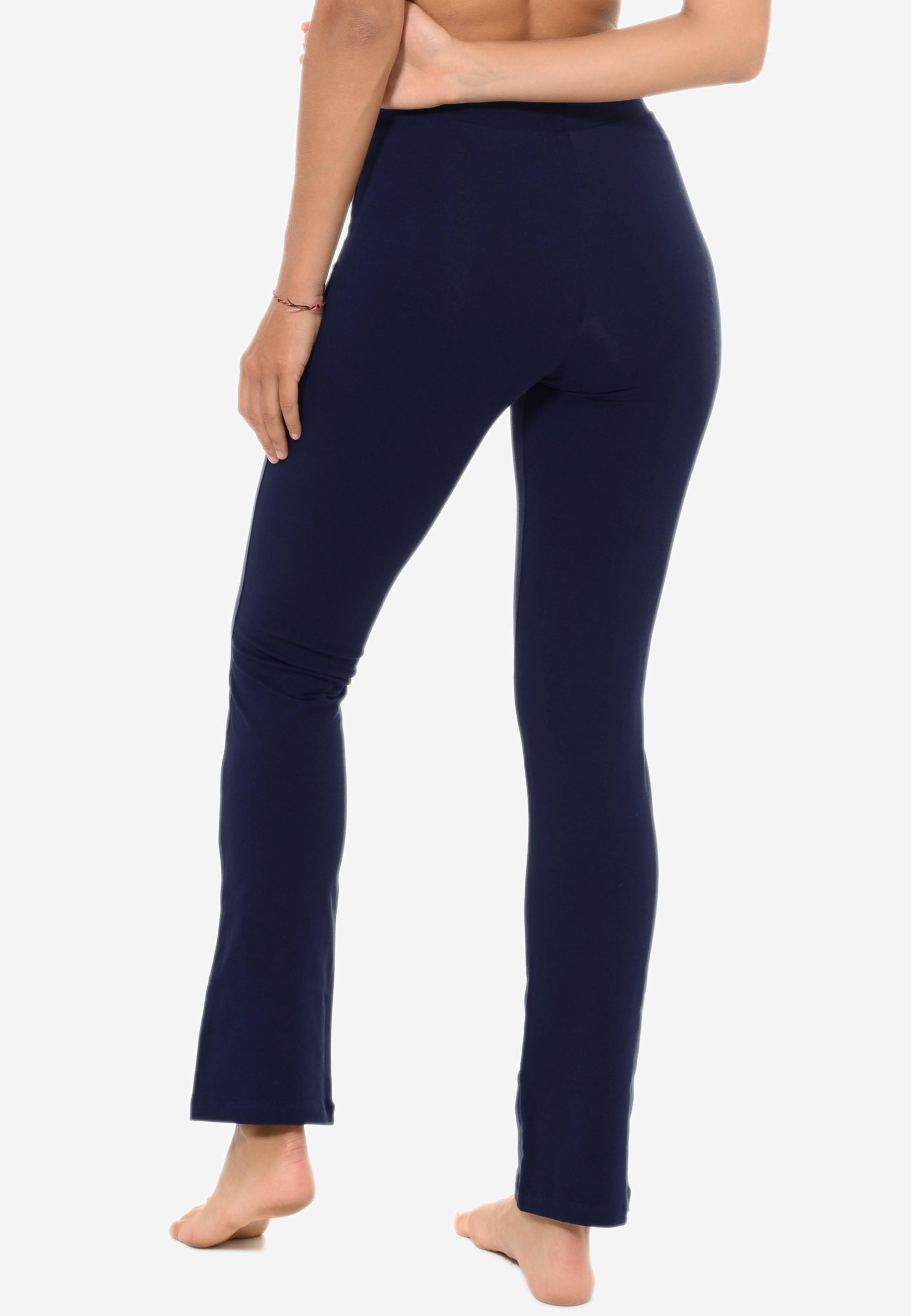 Active Basic Straight-Cut Flare Leggings (Variety)