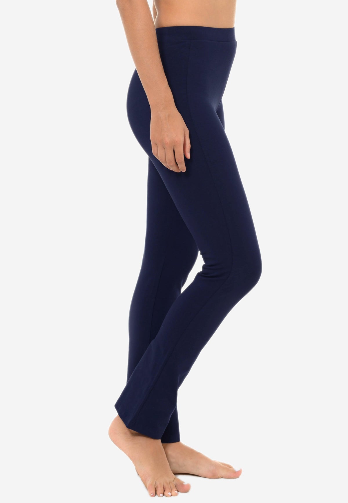 Active Basic Straight-Cut Flare Leggings (Variety)