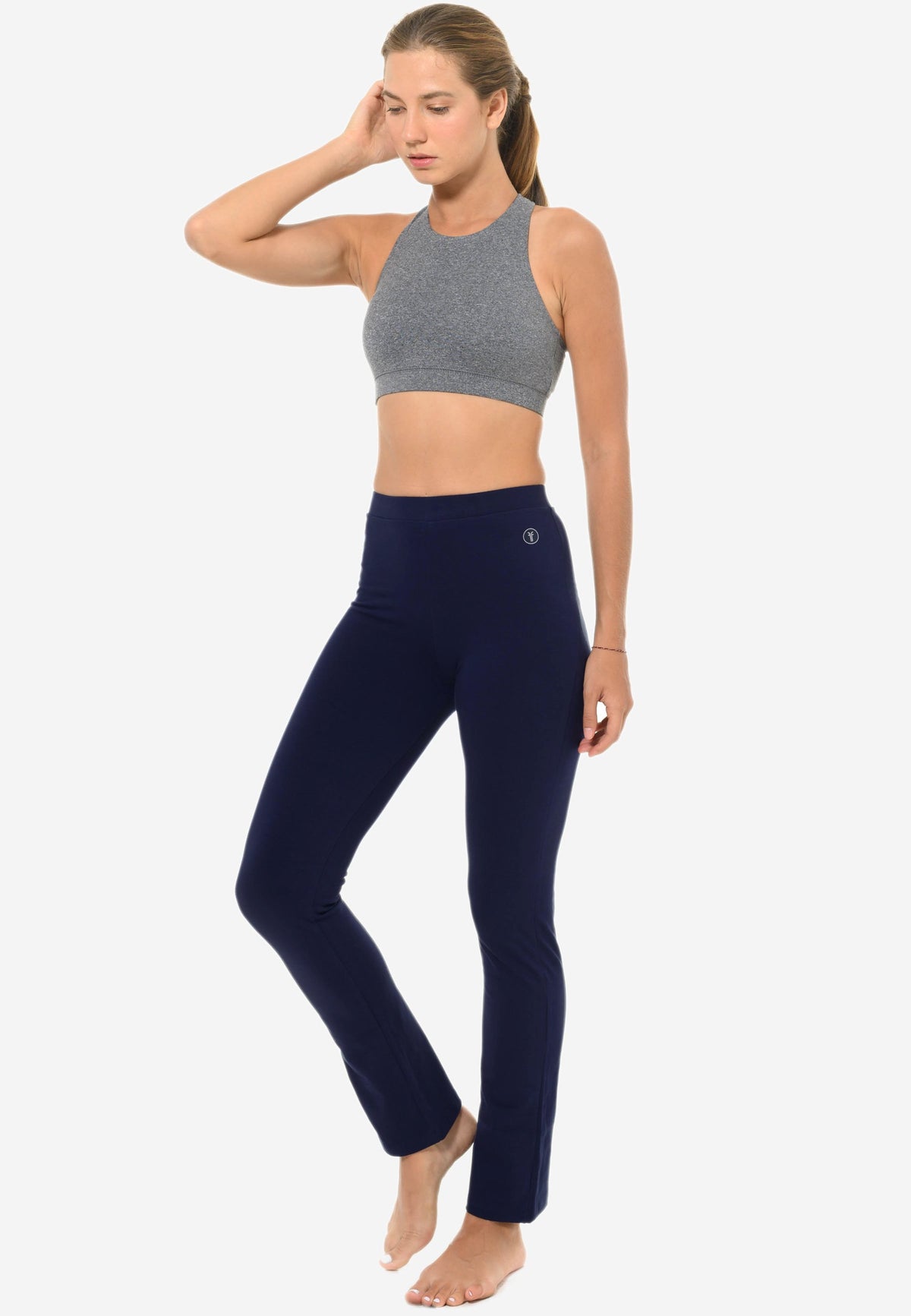 Active Basic Straight-Cut Flare Leggings (Variety)
