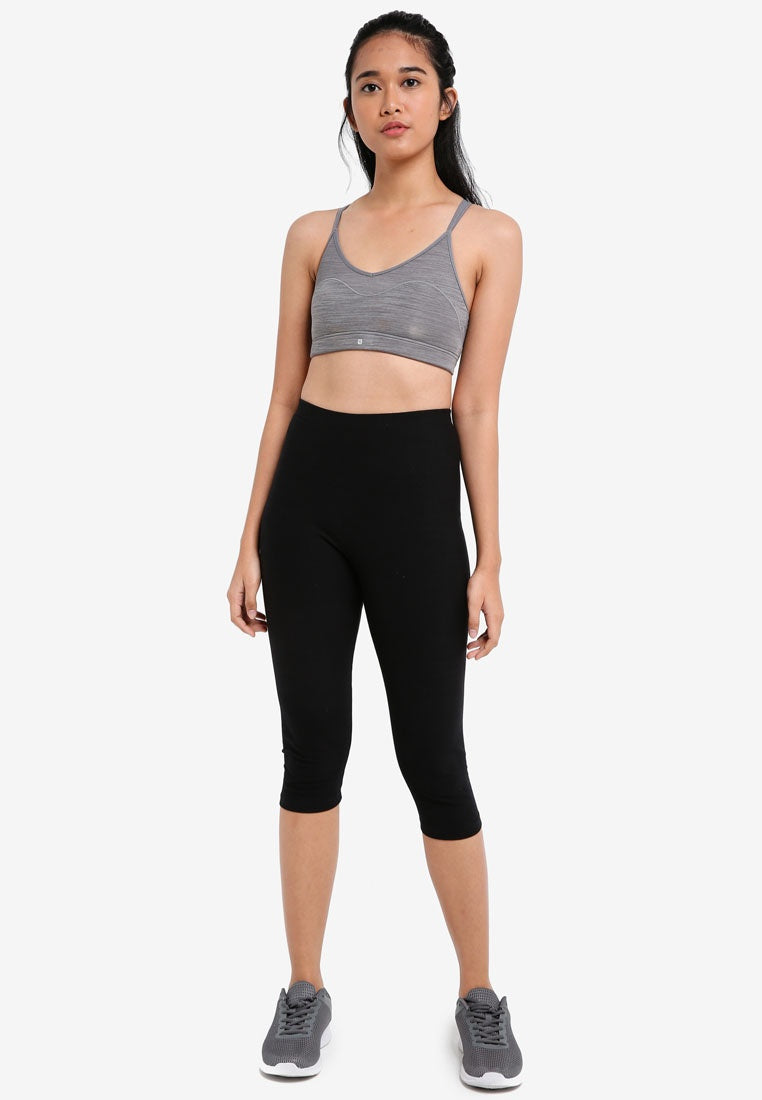 VF-Sport Fitness Yoga Athletic Capris - Cotton Spandex (Misses and Misses  Plus Sizes)