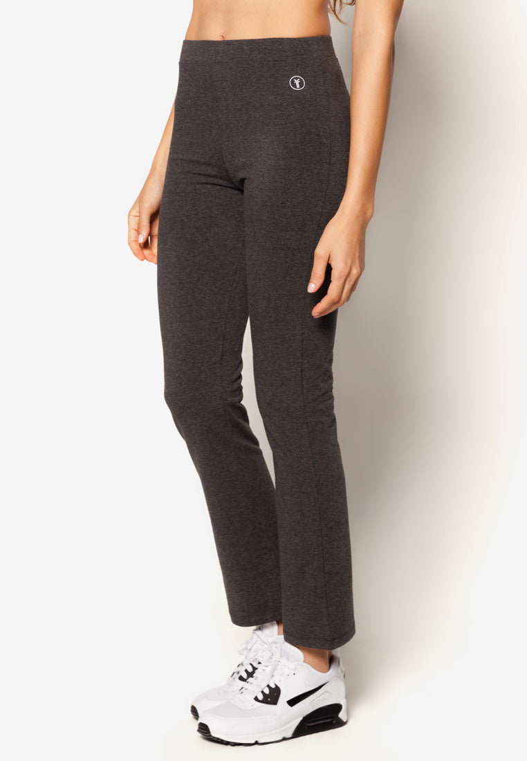 Active Basic Straight-Cut Flare Leggings (Variety)