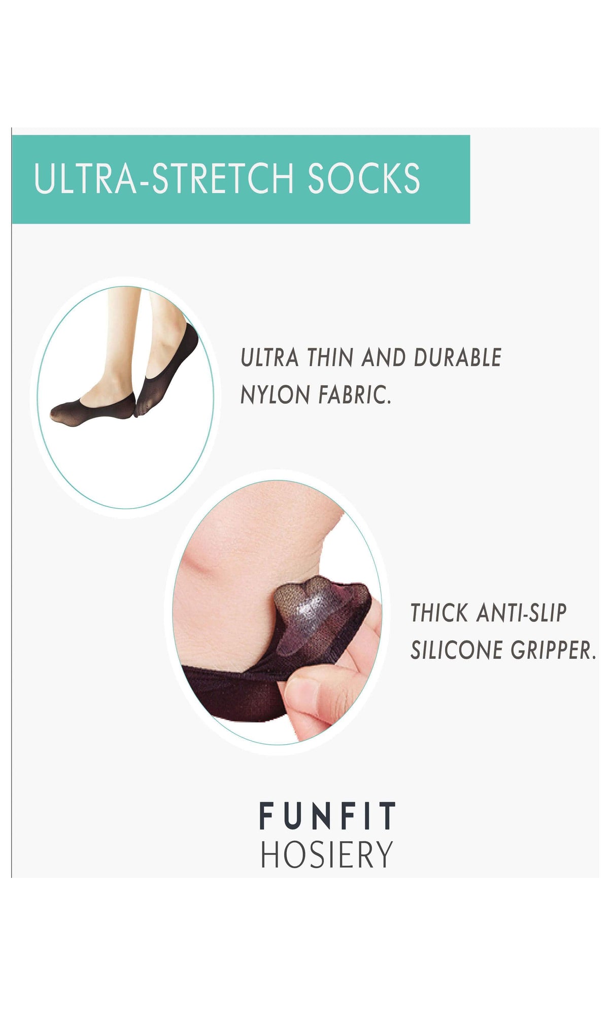 FUNFIT Ultra Stretch Socks | 7 Colours