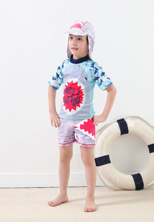 UPF50+ 儿童防晒衣荷叶边（男女通用） 彩色泡泡糖