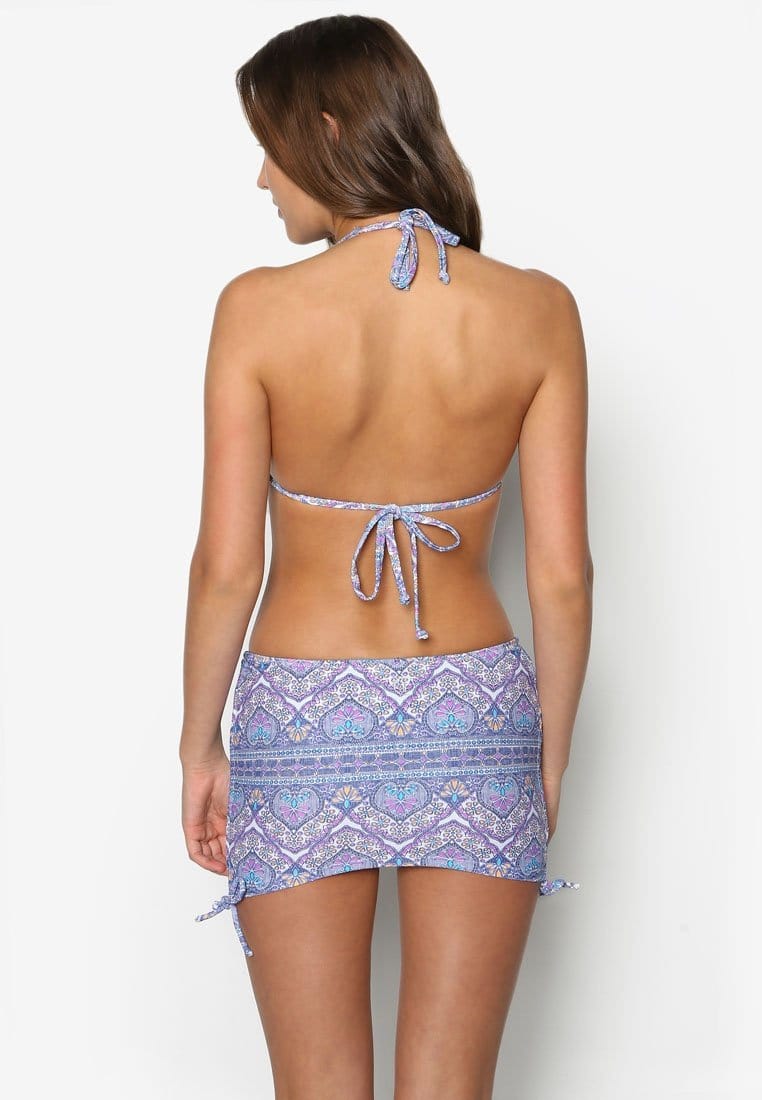 FUNFIT Swim Set: Bikini, Skirt and Inner Brief (Nyonya Blue) | S - XL