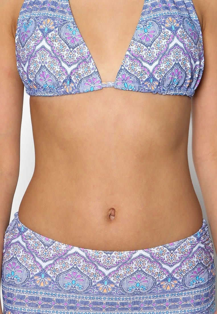 FUNFIT Swim Set: Bikini, Skirt and Inner Brief (Nyonya Blue) | S - XL