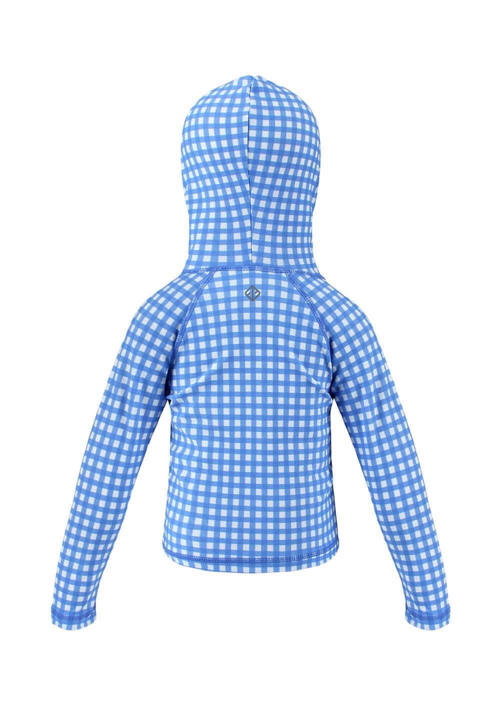 FUNFIT UPF50+ Junior Hoodie (Unisex) in Gingham Summer Print