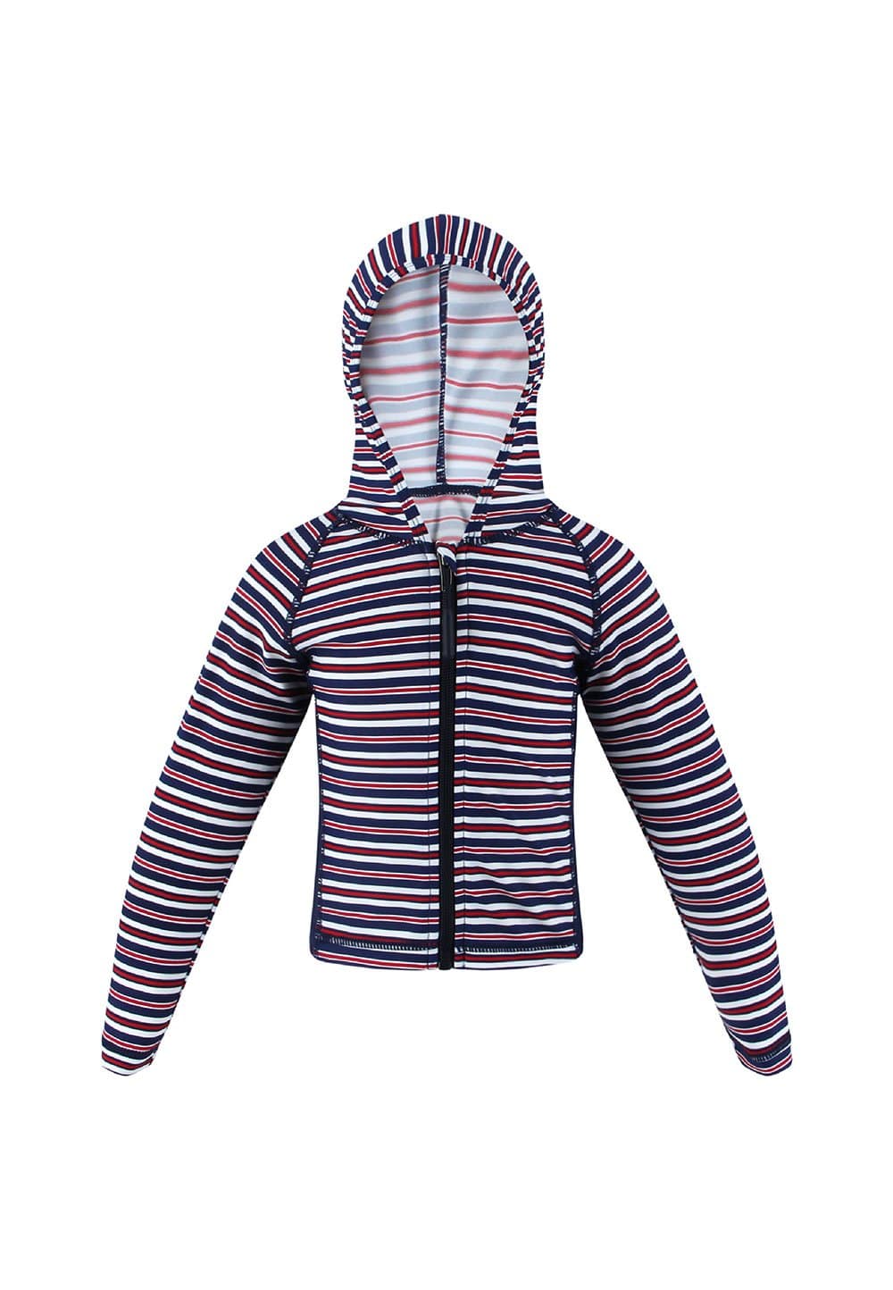 UPF50+ 儿童防晒衣连身帽（男女通用）格子