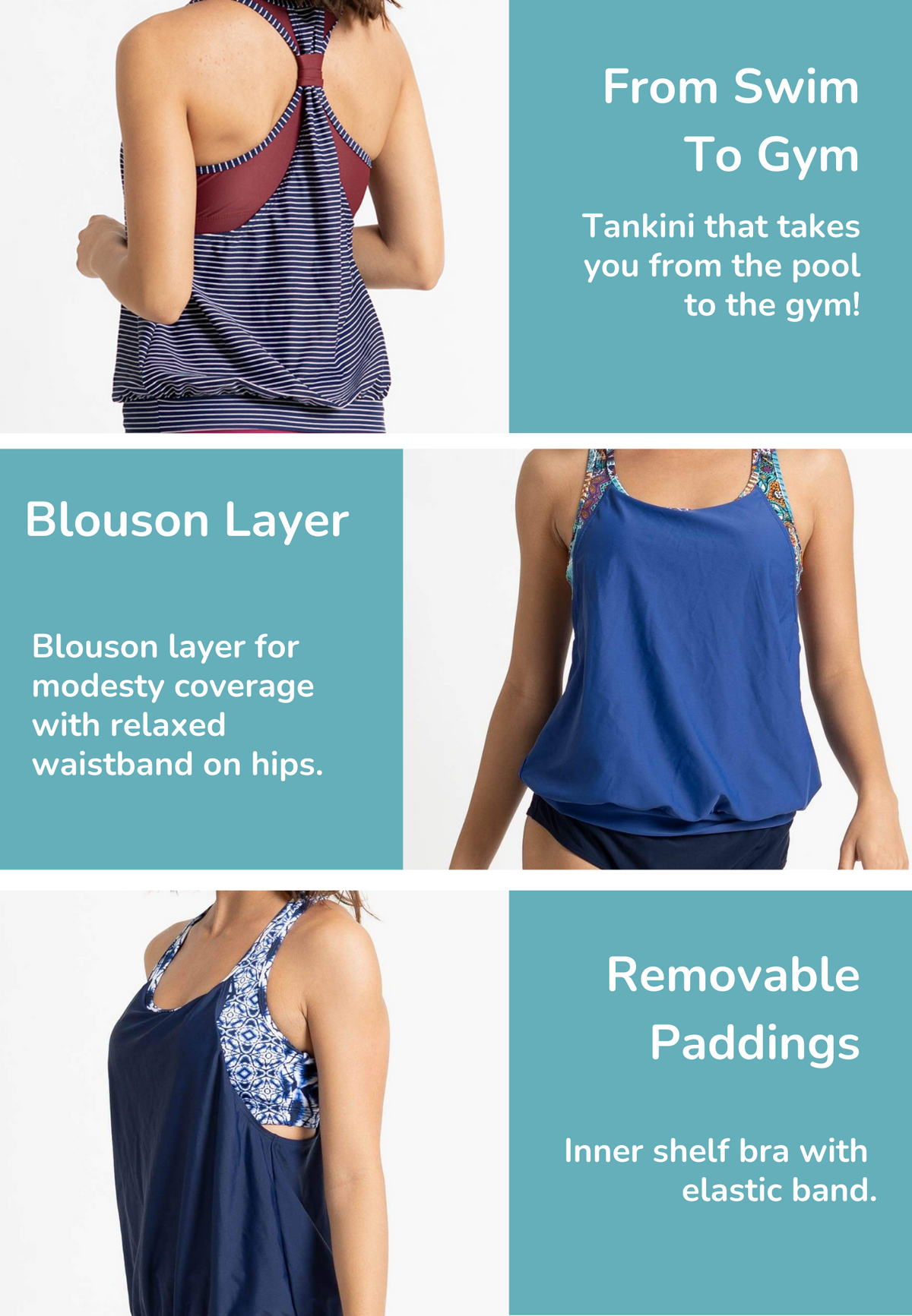 叠穿露肩背心(摩洛哥) | S - 2XL