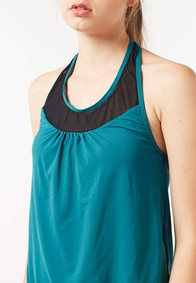 网眼挂脖背心上衣（佩斯利）| S - 2XL