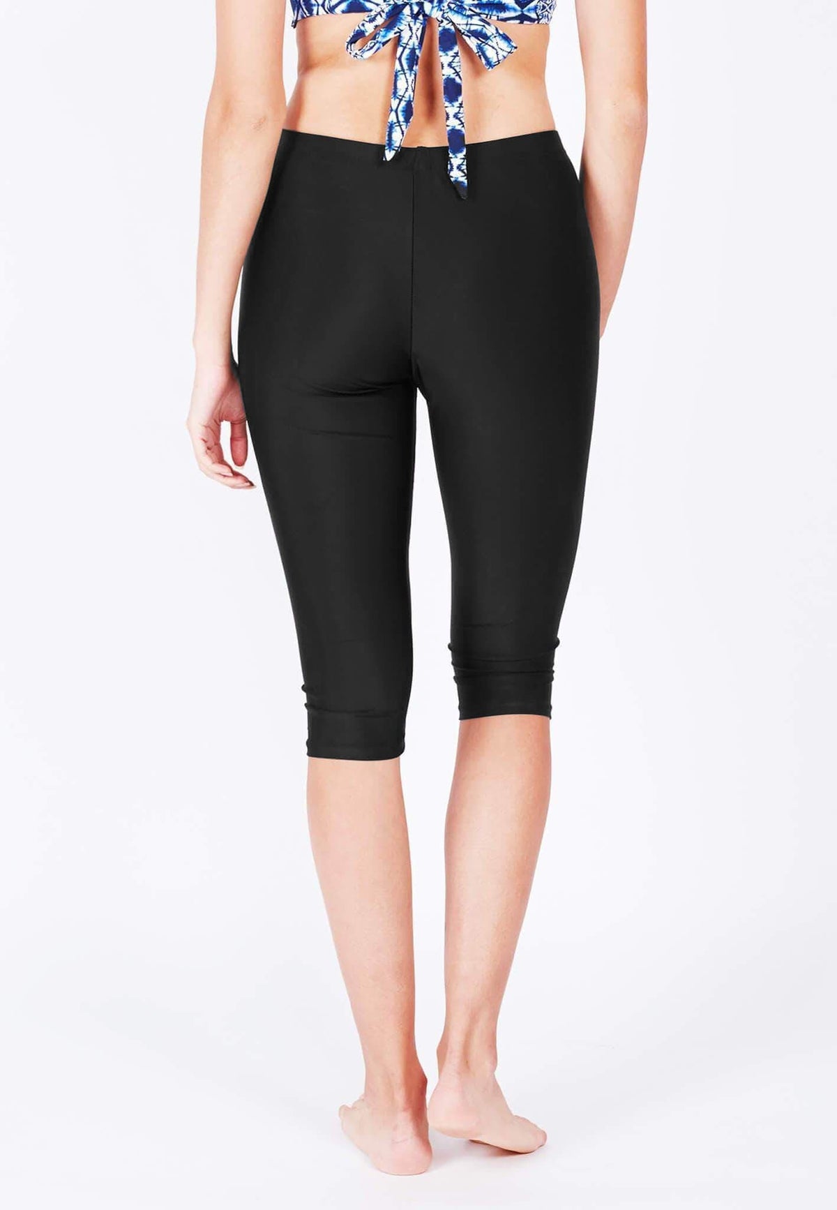 FUNFIT UPF50+ Basic Capri Pants (Black) | S - 5XL